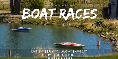 RC Boat Races at Hole 14