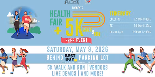 Health Fair + 5K Walk and Run