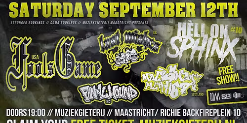 H\u00c8LL ON SPHINX #10: Fools Game (US), Last Wishes (UK), Malignant Methods (UK\/SCO), Final Wound (NL)