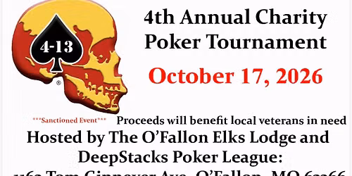 Chapter 4-13 Charity Poker Event