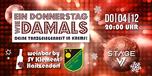 Ein Donnerstag wie damals! [SV Klement Haitzendorf]