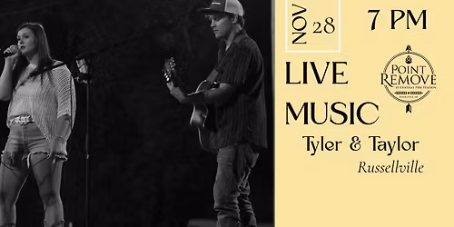 LIVE MUSIC with Tyler and Taylor