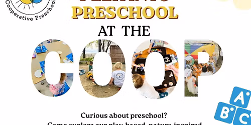 \u2728 Peek into Preschool \u2728 Thinking about preschool? Come try it out!  Join us May 26 from 10:30\u201311:30 