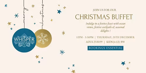 Christmas Day Buffet Lunch\ud83c\udf84