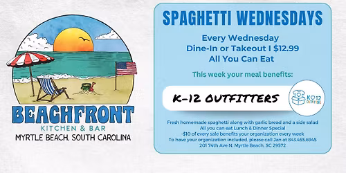Spaghetti Wednesday ft. K-12 Outfitters
