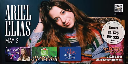 Comedian Ariel Elias Live In Naples, Florida!