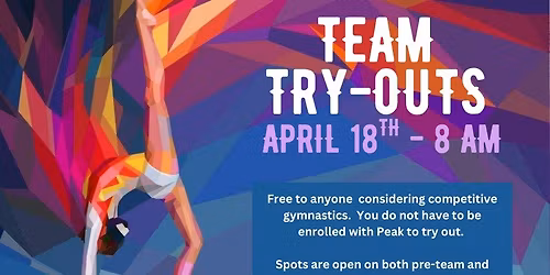 TEAM TRY-OUTS!
