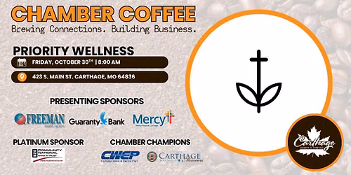 Chamber Coffee - Hosted by: Priority Wellness
