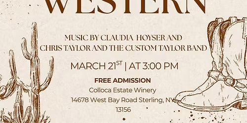 Wine, Whiskey & Western Night