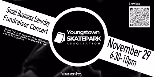 Youngstown Skatepark Association Fundraiser Concert and Vendor Event