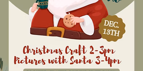 Santa is coming to the Ben Lomond Library 