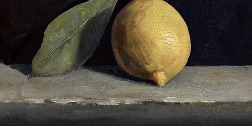 Studying Lemon Still Life - Acrylic