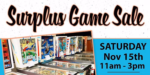 Surplus Game Sale