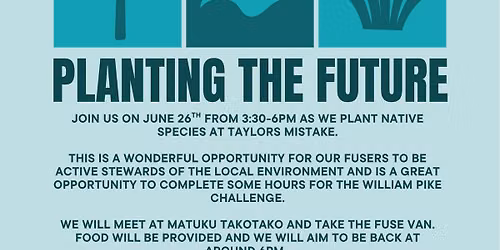Taylors Mistake Native Planting Day