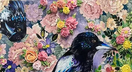 Mixed Media Florals with Piping Tips - 4 weeks