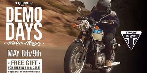Twigg Triumph Modern Clasic Demo Days
