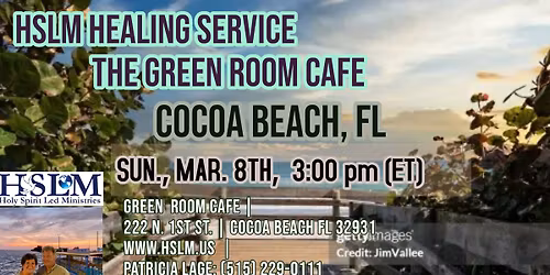 COME JOIN DAVE AND PATRICIA LAGE IN COCOA BEACH, FLORIDA!