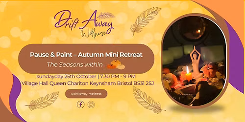 Pause & Paint \u2013 Autumn Mini Retreat