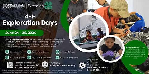 2026 - Berrien Delegation - 4-H Exploration Days