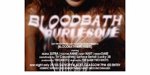 Return Of The Bloodbath Burlesque - 80s Horror Style