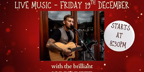 Live music with Joe Bennett