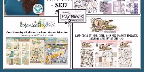 49 and Market Card Making Play Day with Nikki Sher,  a 49 and Market Educator