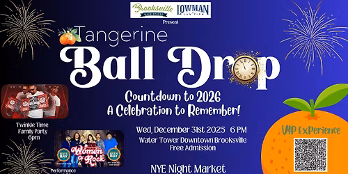 NYE Tangerine Ball Drop