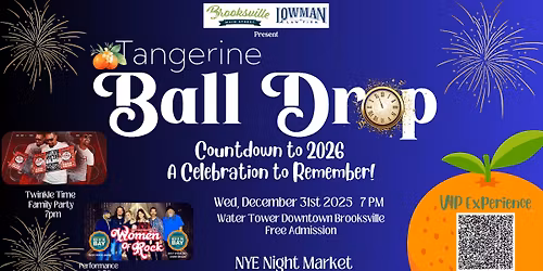 NYE Tangerine Ball Drop