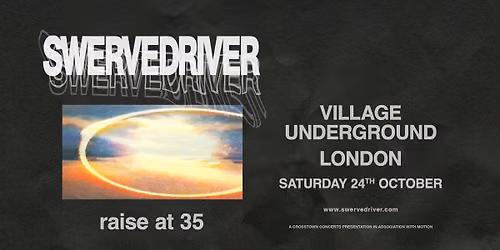 Swervedriver, raise at 35 - Village Underground, London