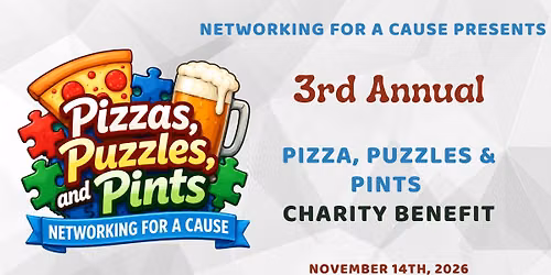 Pizzas, Puzzles & Pints Charity Benefit