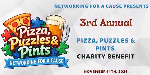 Pizza, Puzzles & Pints Charity Benefit