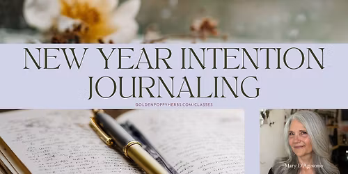 New Year Intention Journaling with Mary D'Agostino