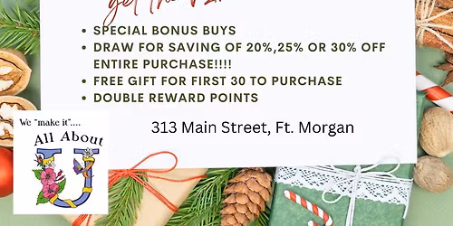 VIP Day, Holiday Open House Kick Off