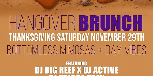 HANGOVER BRUNCH DAY PARTY NYC