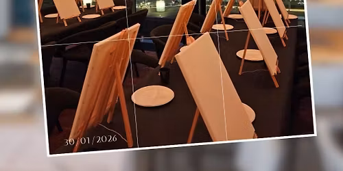 Wine & Paint mit DJ \u2013 Kreativer Abend mit Wein, Musik & guter Stimmung im Restaurant LaRi (Hainer Se