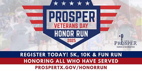 Prosper Veterans Day Honor Run