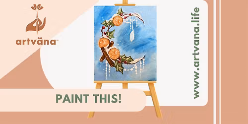 Artvana Winter Paint & Sip Class, The Toad House Bremerton January 2026