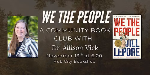 We The People: Community Book Club with Allison Vick
