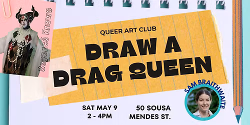 Queer Art Club: Draw A Drag Queen