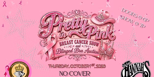 The "Pretty in Pink" Breast Cancer show and Blinged Bra Auction