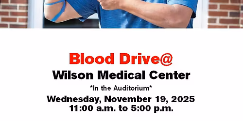 Wilson Medical Center Blood Drive