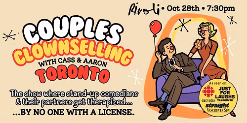 Couples Clownselling: Toronto