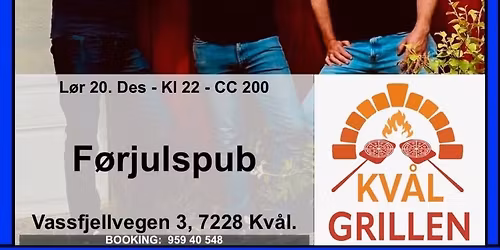 F\u00d8RJULSPUB med Frode R\u00f8nningsbakk Band