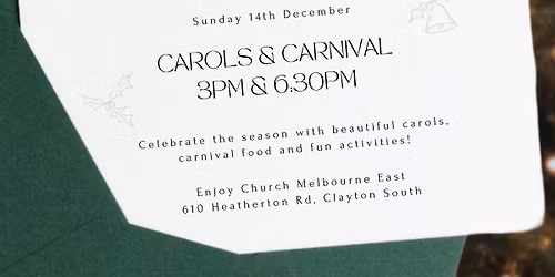 Family Christmas Celebration - Carols & Carnival