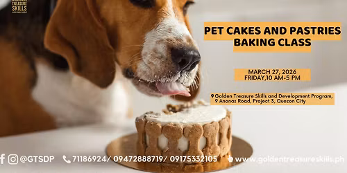 Pet Cakes and Pastries Baking Class