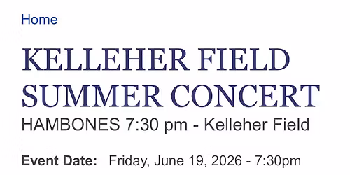 Kelleher Field Concert