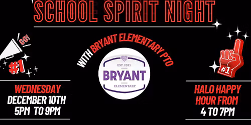 School Spirit Night - Bryant Elementary PTO