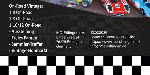 50 Jahre MC-Ettlingen -RC-Car-Classic-Meeting 