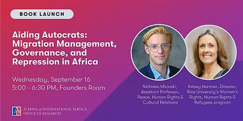 SIS Book Launch: Aiding Autocrats