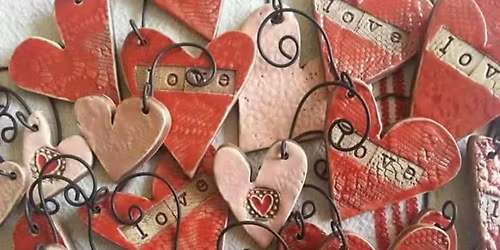 \ud83c\udf77 Clay, Cabernet & Confections: \u2764\ufe0fValentine\u2019s Heart-Making with Carolyn!